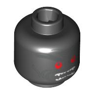 Lego hlava, černá (4616311, 4630112, 6023373)